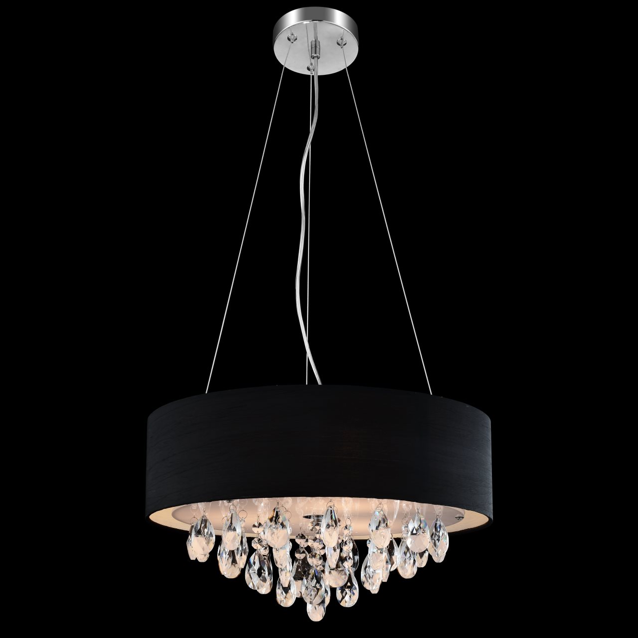 chandelier with black