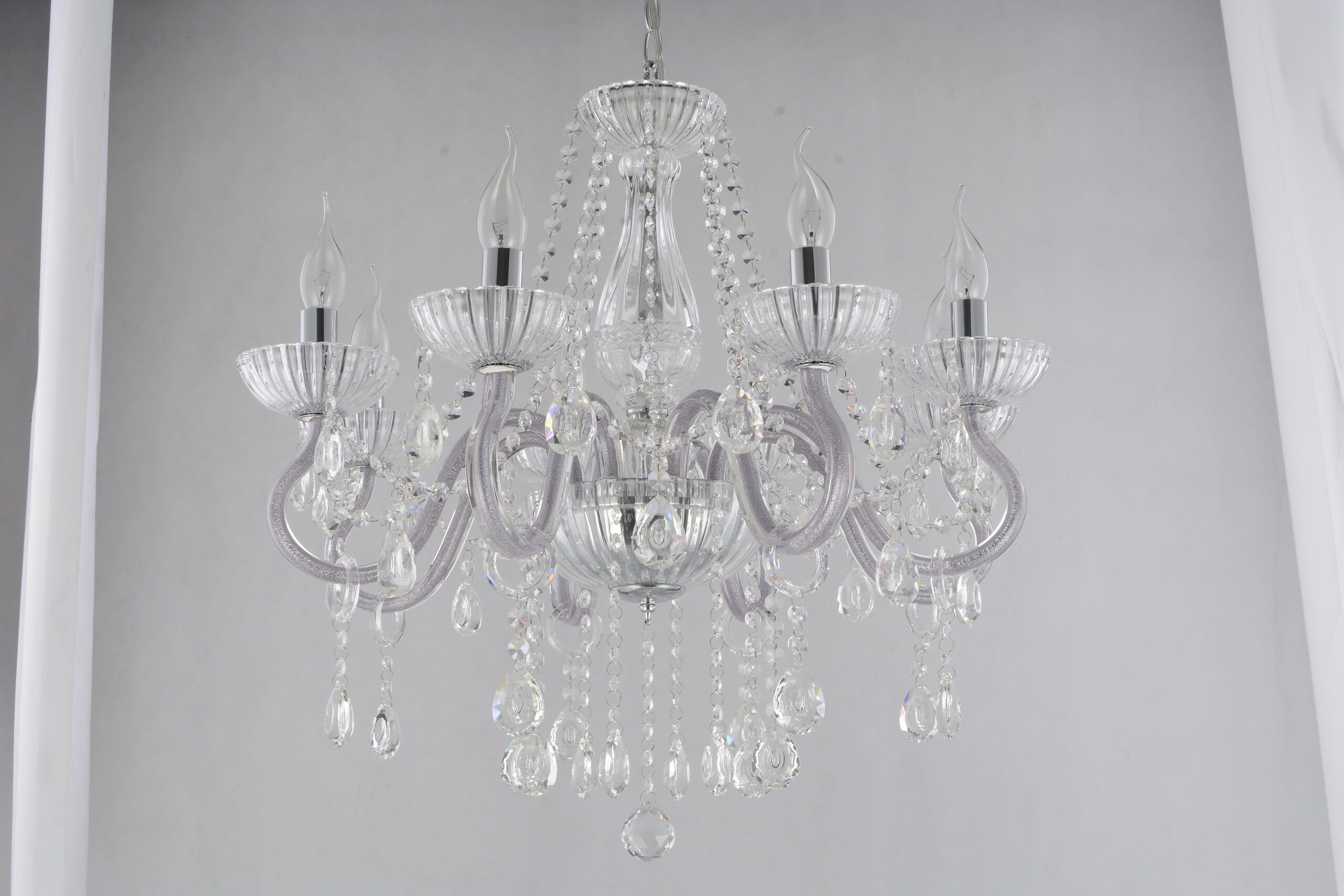 glass chandeliers