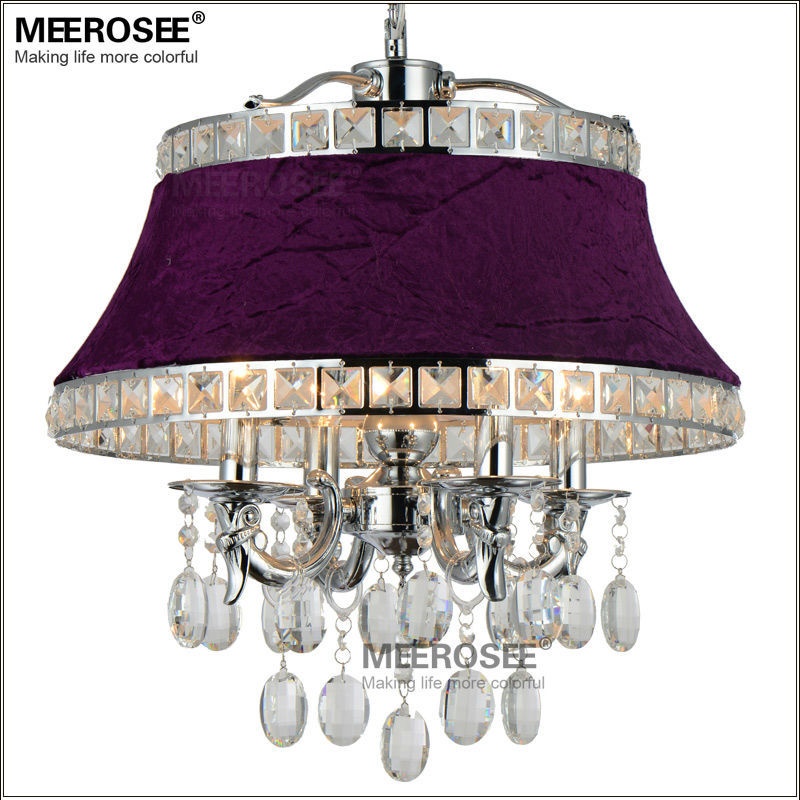 light purple lamp shade